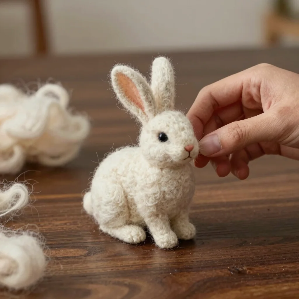 Form and Feeling in Handcrafted Needle Felted Wool Artistry